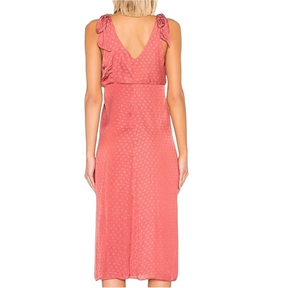 Show Me Your Mumu Arlene Dress Pink Polka Dot Summer Maxi Dress Size Medium New! - Picture 2 of 10
